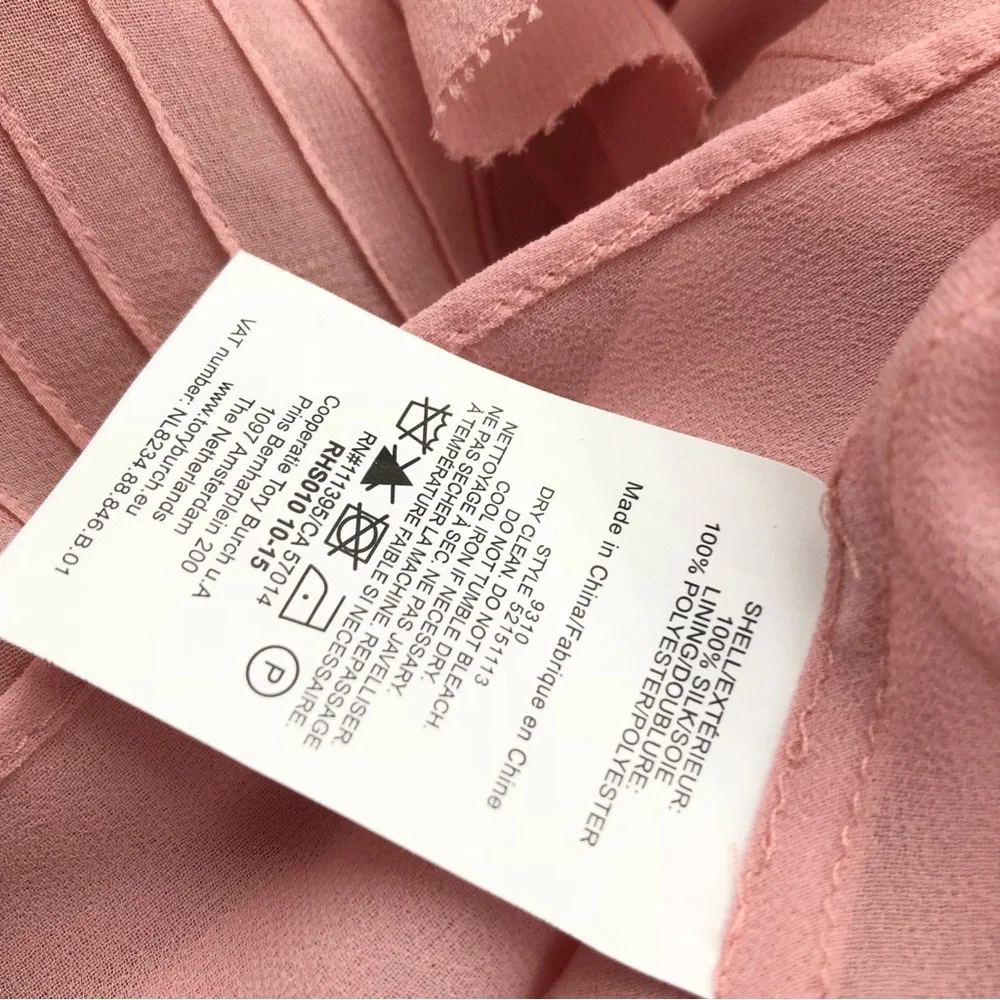 Tory Burch • 6 • 100% Silk Blush Light Pink Tank Top